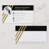 サッカー |サッカースポーツコーチ 名刺 (正面/裏面)