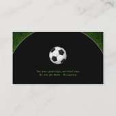 サッカー |サッカースポーツコーチ 名刺 (裏面)