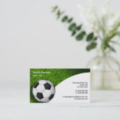 サッカー |サッカースポーツコーチ 名刺 (スタンド正面)