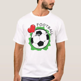 サッカー/サッカーデザイン Tシャツ