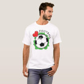 サッカー/サッカーデザイン Tシャツ (正面フル)