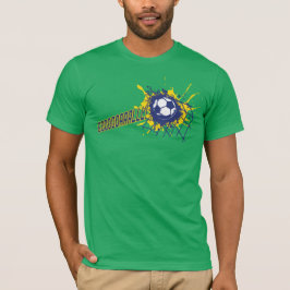 サッカー/サッカーブラジルゴールスポーツTシャツ Tシャツ
