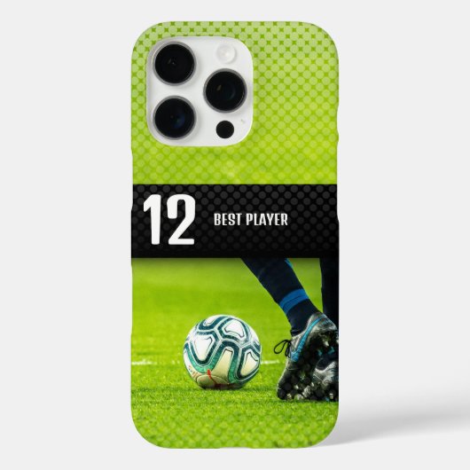サッカー |サッカー最高の選手番号 Case-Mate iPhoneケース (裏面)