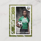 サッカー/サッカー選手トレーディングカード土産 コーリングカード (正面)