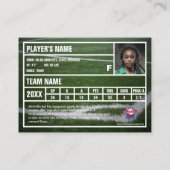 サッカー/サッカー選手トレーディングカード土産 コーリングカード (裏面)