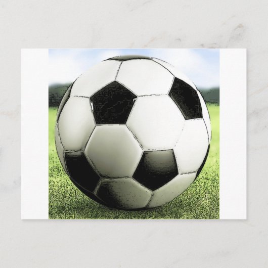 サッカー – サッカー ポストカード (正面)