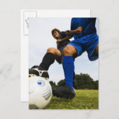 サッカー（サッカー） ポストカード (正面/裏面)