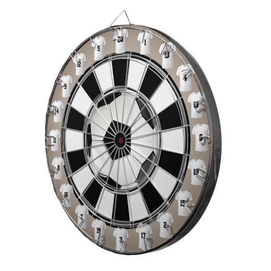 サッカー(サッカー) – 数々の目標ジャージー数 ダーツボード (正面右)