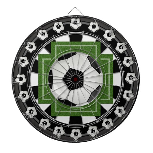 サッカー(サッカー) 数々の – ターゲット20カウントのダーツボード ダーツボード (正面)