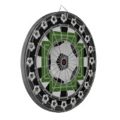 サッカー(サッカー) 数々の – ターゲット20カウントのダーツボード ダーツボード (正面左)