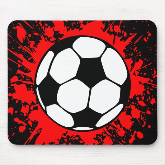 サッカー:サークル: マウスパッド (正面)