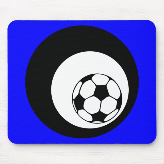 サッカー:サークル: マウスパッド (正面)