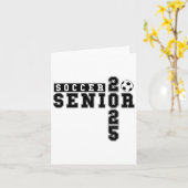 サッカー シニア ナイト サッカー シニア 2025 卒業式 カード (黄色い花)