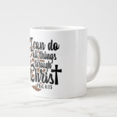 サッカー – ジャンボマグカップ ジャンボコーヒーマグカップ (正面右)