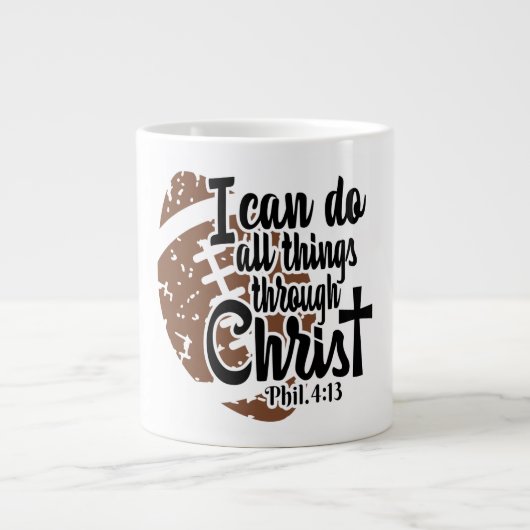 サッカー – ジャンボマグカップ ジャンボコーヒーマグカップ (正面)