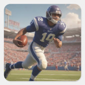 サッカー スクエアシール (正面)