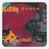 サッカー スクエアシール (正面)