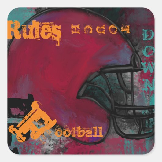 サッカー スクエアシール (正面)