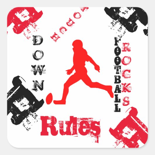 サッカー スクエアシール (正面)