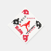 サッカー スタンダードカクテルナプキン (角)