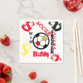 サッカー スタンダードカクテルナプキン (インサイチュ)