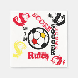 サッカー スタンダードカクテルナプキン