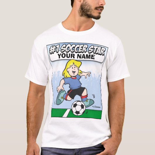 サッカー・スター Tシャツ (正面)