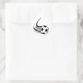 サッカー スピード アート ラウンドシール (バッグ)