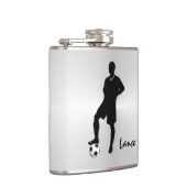 サッカー/スポーツデザインパーソナル フラスク (右)