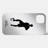 サッカー/スポーツデザインパーソナル Case-Mate iPhoneケース (裏面 (横))