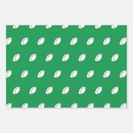 サッカー、スポーツ愛好家、サッカーファンギフトパターン ラッピングペーパーシート (正面)