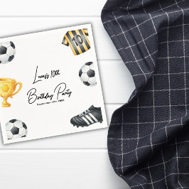 サッカー スポーツ フットボール 誕生日パーティー スタンダードカクテルナプキン