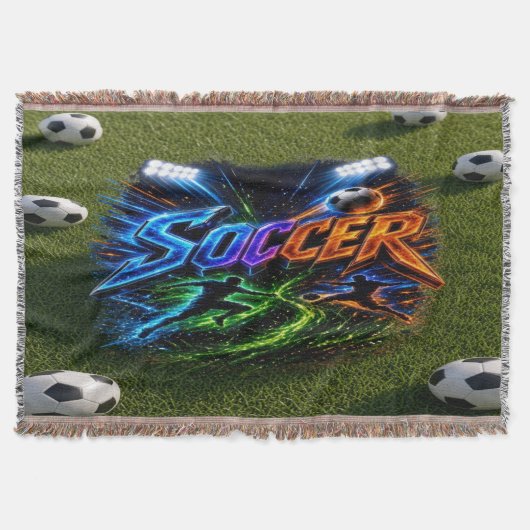 サッカー スローブランケット (正面)