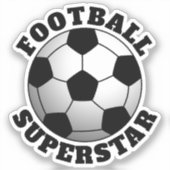 サッカー スーパースター スポーツ シール (正面)
