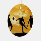 サッカー セラミックオーナメント (右)