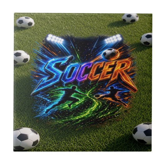 サッカー タイル (正面)