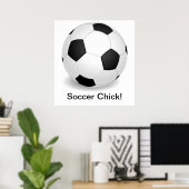 "サッカー・チック" ポスター (ホームオフィス)