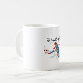 サッカー チャンピオン コーヒーマグカップ (正面左)