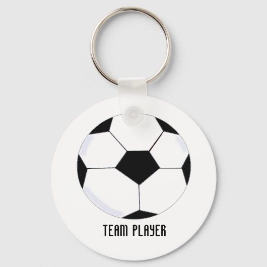 サッカー - チームプレイヤー キーホルダー (正面)
