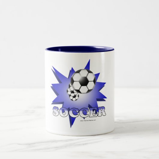 サッカー! ツートーンマグカップ (中央)