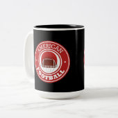 サッカー ツートーンマグカップ (正面左)