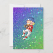 "サッカー"テーマボーイズ誕生日招待状 招待状 (裏面)