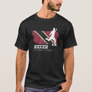 サッカー・トリニダード・トバゴ国旗のサッカーチームサッカー Tシャツ