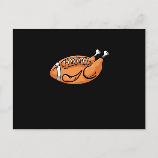 サッカー トルコ 笑い 感謝祭 ご飯 家族 ポストカード (正面)
