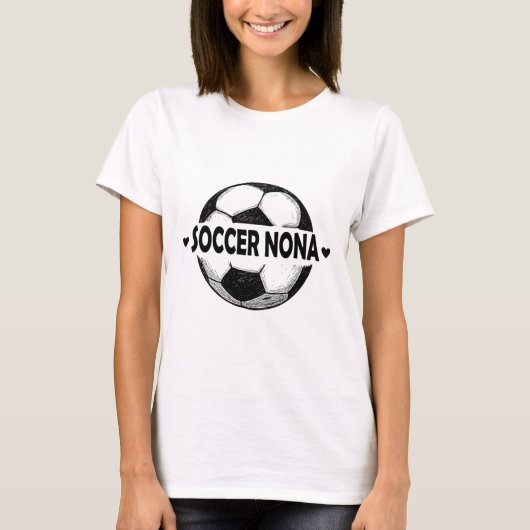 サッカー ノナ サッカー選手 スポーツチーム Tシャツ (正面)