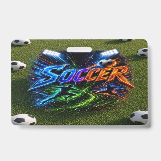 サッカー バッジ (正面)