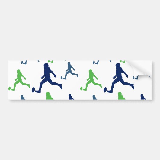 サッカー バンパーステッカー (正面)