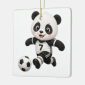 サッカー パンダ オーナメント (左)