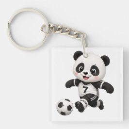 サッカー パンダ キーチェーン
