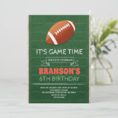 サッカー パーティーのご招待 招待状 (スタンド正面)